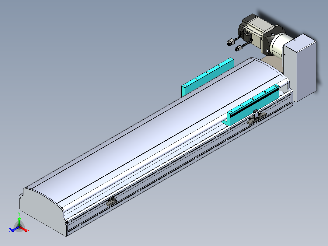 同步带滑台-半封闭B22H-L100-C-S650-RU-P75-D3-N5