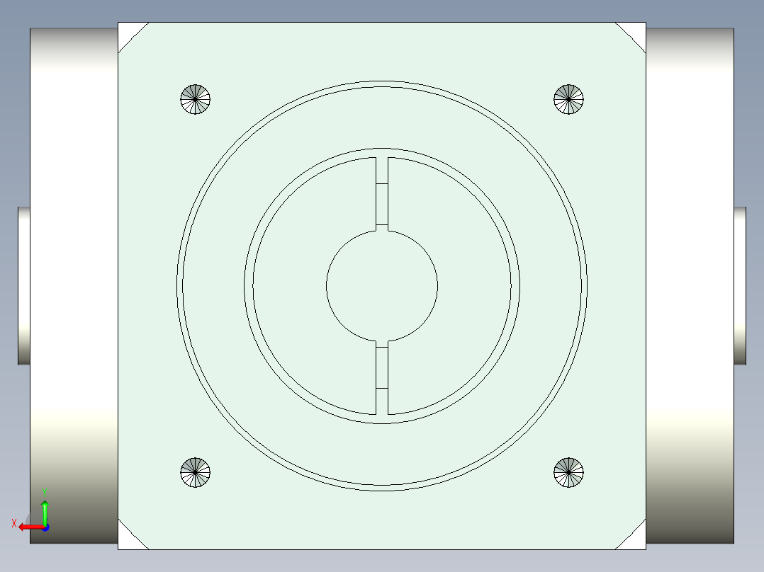 换向器PW90双孔 PLX90-L2 19-70-90-M6.stp后视图