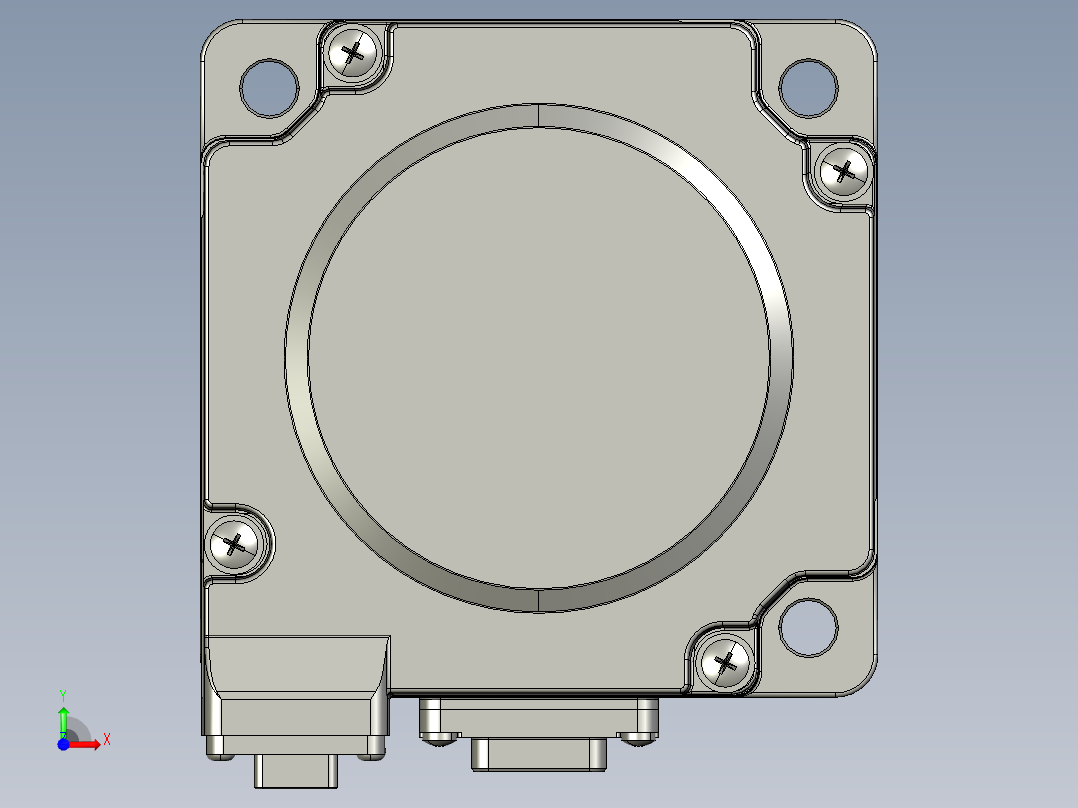 电机MS6H-80CN30B3-20P7-S前视图