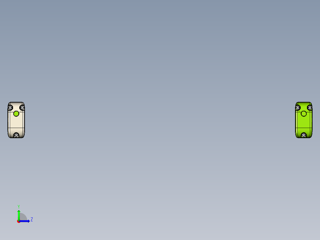 安全_区域传感器H2TLP2820_3D左视图