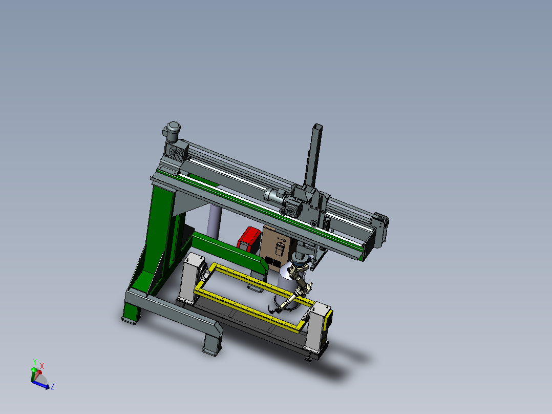 悬臂式焊接机械手作业岗位sw20