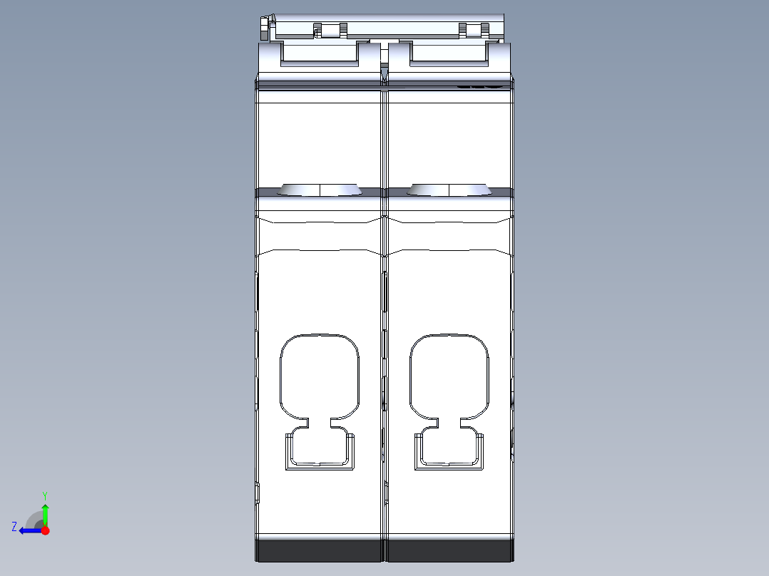 ABB断路器右视图