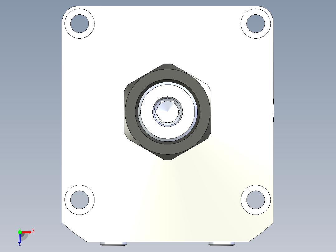 KOSMEKWHE4000-2GL多系列多零件图纸模型俯视图