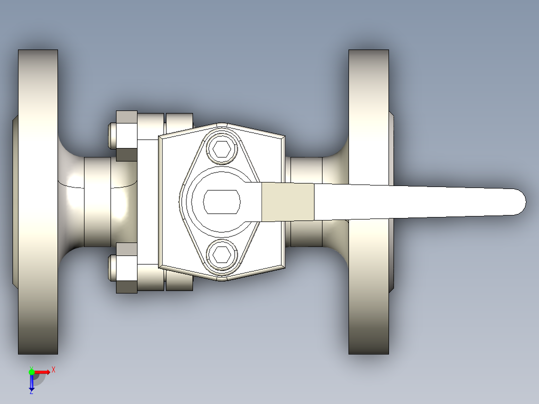 阀门模型-DN25____俯视图