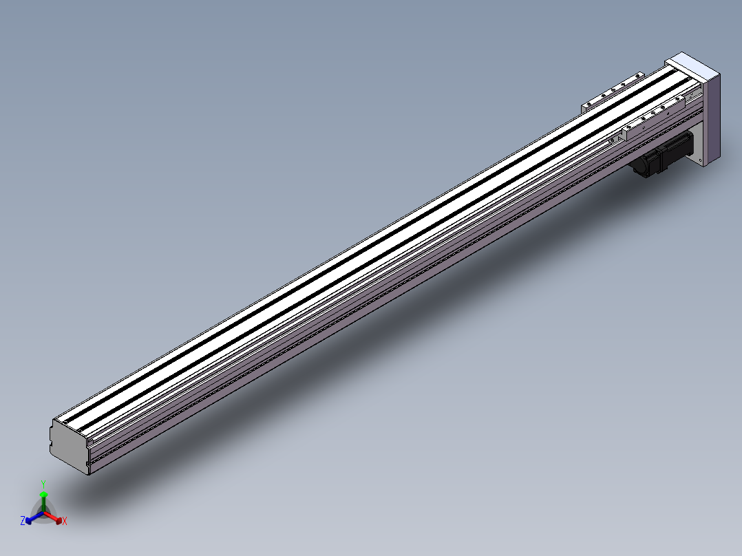 精密模组MY80D-T10-1050L-BM-P10B-C4-C正等轴测图