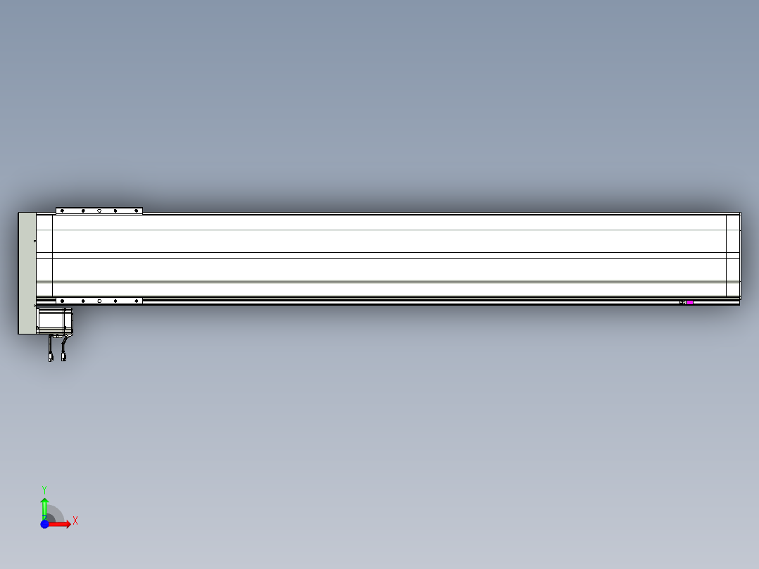 VF丝杆传动-一般环境VF27-Lxx-C-S1800-BL-ZP75-C3前视图
