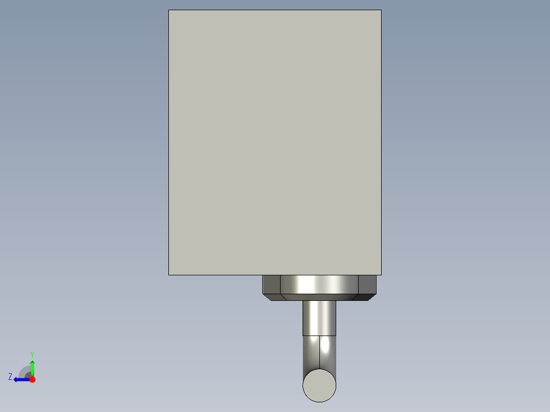 基恩士SR-600(HA)_610_kc图纸模型右视图