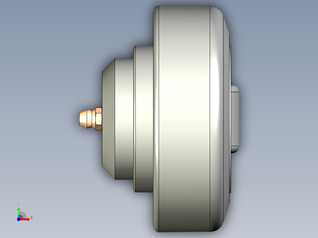 组合轴承前视图
