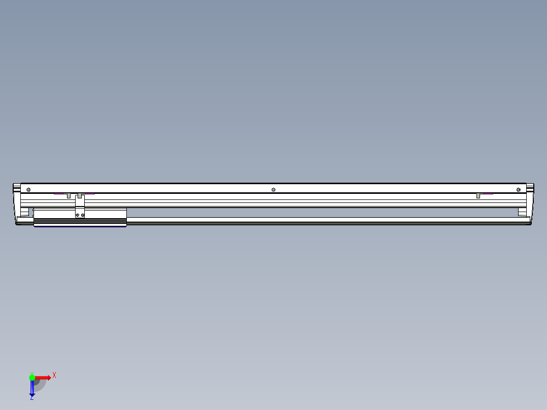 威洛博VL系列3d模型模组VL14S2Y-S750俯视图