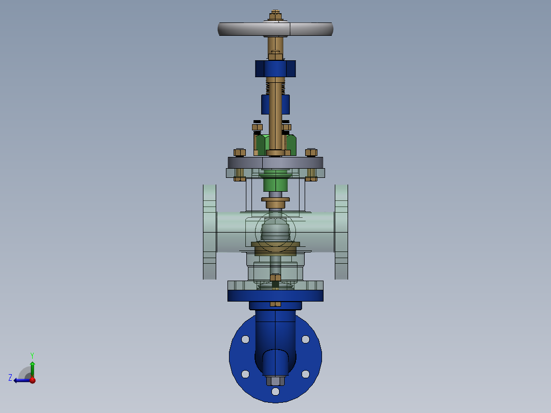 进给止回阀3右视图