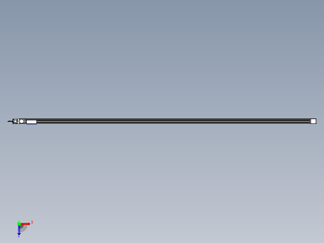 威洛博LB.GB同步带传动--欧规系列GB8-L96-S4800-BL-P75俯视图