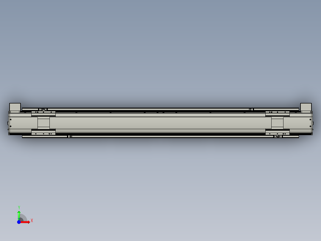 威洛博双电机滑台-VBF14S2-L50-S1200-BD-P40-C6前视图
