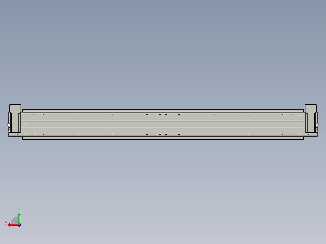威洛博双电机滑台-VBF14S2-L50-S1200-BD-P40-C6后视图