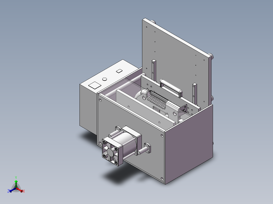 压垫脚工装设备正等轴测图