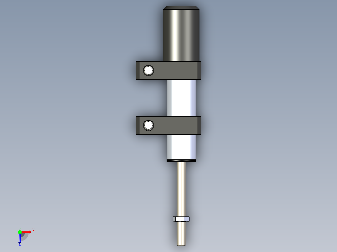 NOVOTECHNIK直线位移传感器TX2 系列 带安装卡俯视图