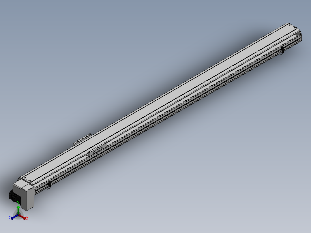 精密模组MT140-L110-1900-RD-M40-C4正等轴测图