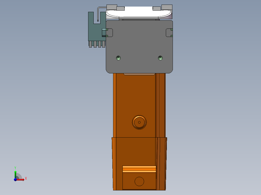 MTB同步带半封闭MTB5-40-BM-M100W 前视图