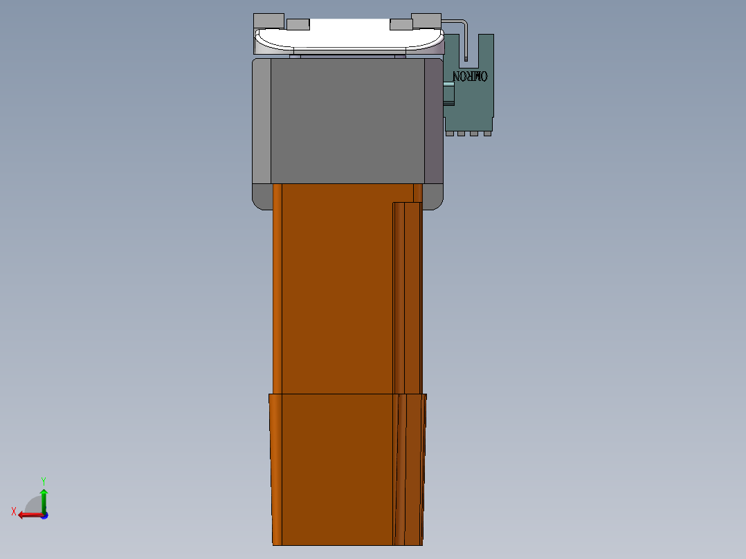 MTB同步带半封闭MTB5-40-BM-M100W 后视图