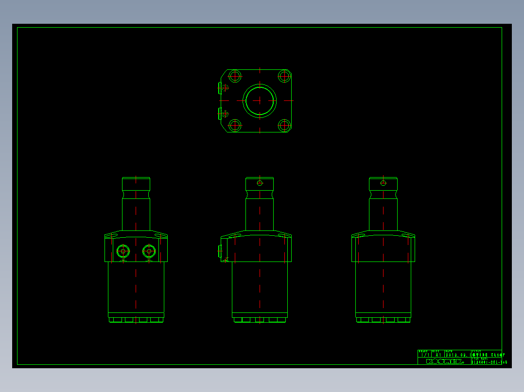 KOSMEKTLA4001-2CL-Y45多系列多零件图纸模型