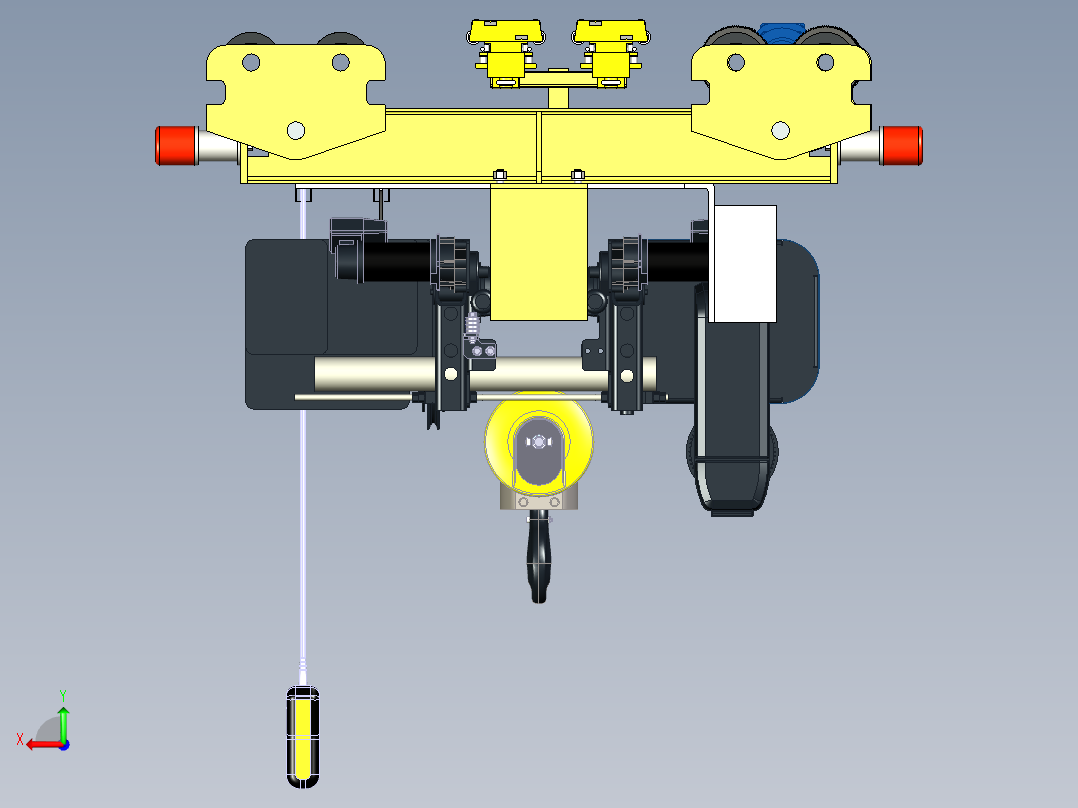 LXT5T-6mh=6m起重机后视图