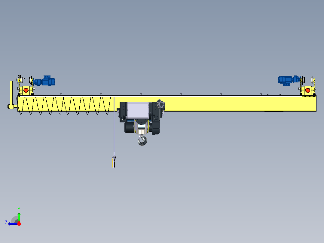 LXT5T-6mh=6m起重机右视图