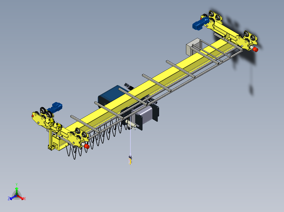 LXT5T-6mh=6m起重机正等轴测图