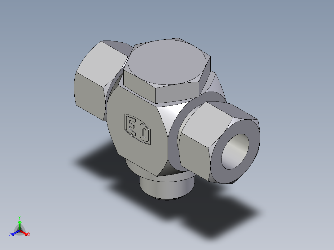 卡套式工业通用硬管接头EO_High_pressure_banjo_tee_TH15ZLRKD71