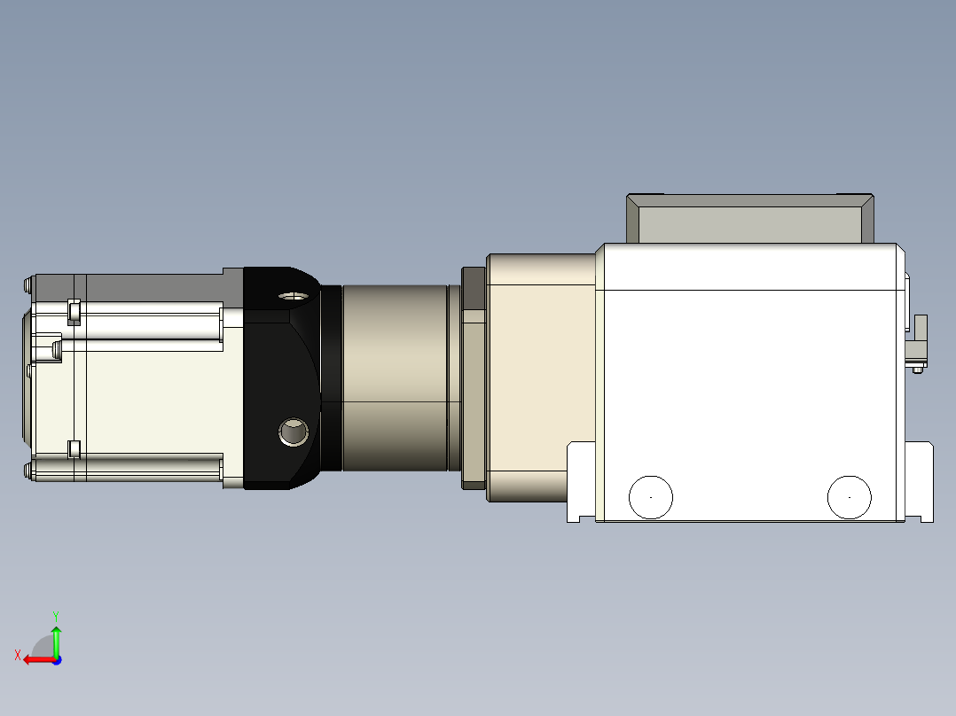 同步带滑台-欧规B8-L176-S1050-L-ZP40-D3-N5后视图