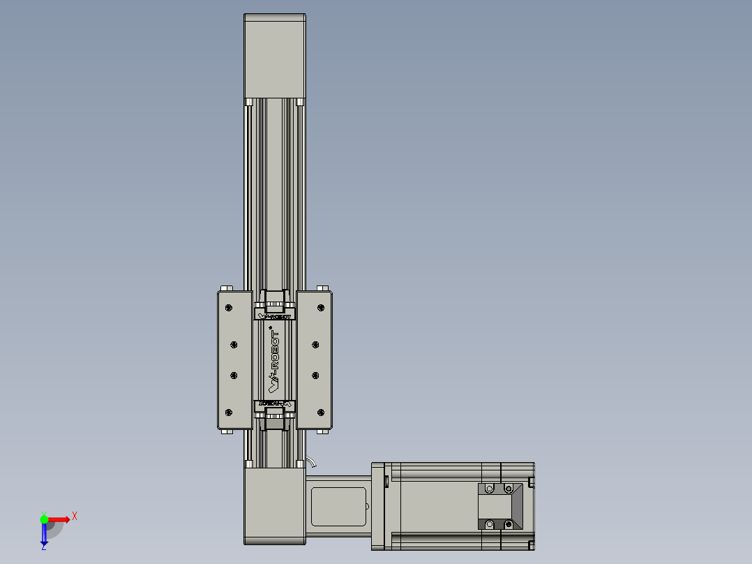 威洛博直线电机模组EB4-L80-S100-L-57-MS3俯视图