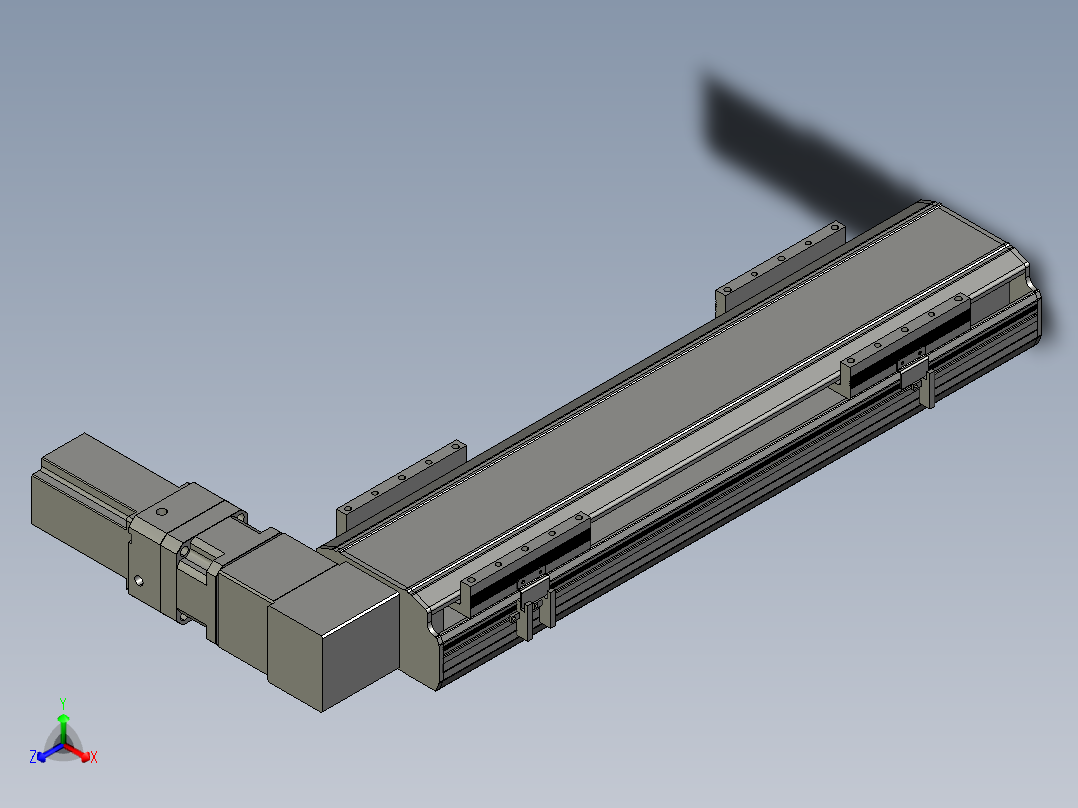 直线模组LHB17-L40-S450-R(B)设计图纸