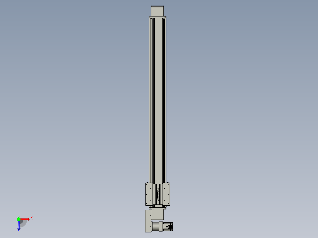 威洛博直线电机模组EB16-L208-S1500-BR-ZP75-MS3-5K俯视图