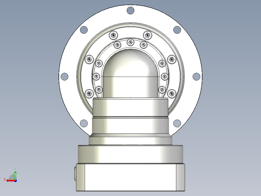 多摩川行星减速机TDR-064-L2-14BK14后视图