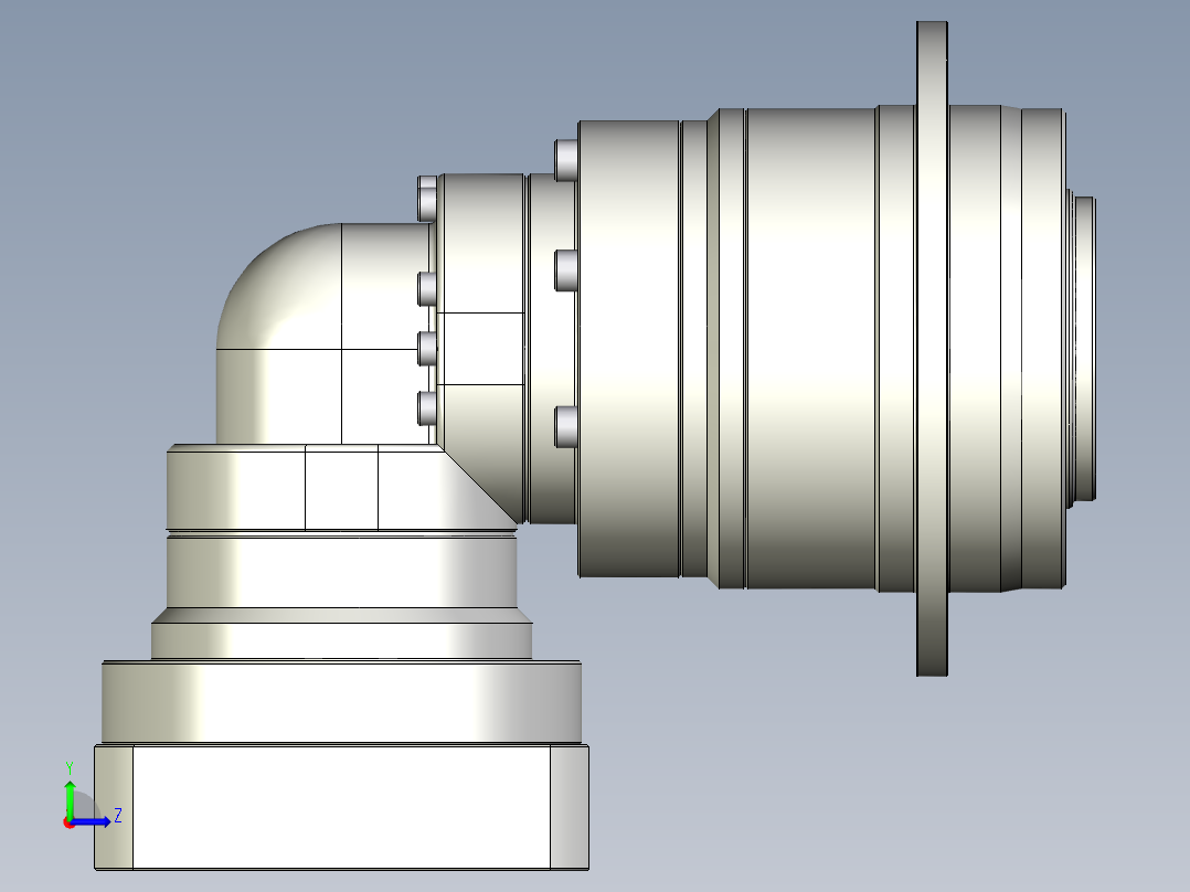 多摩川行星减速机TDR-064-L2-14BK14左视图