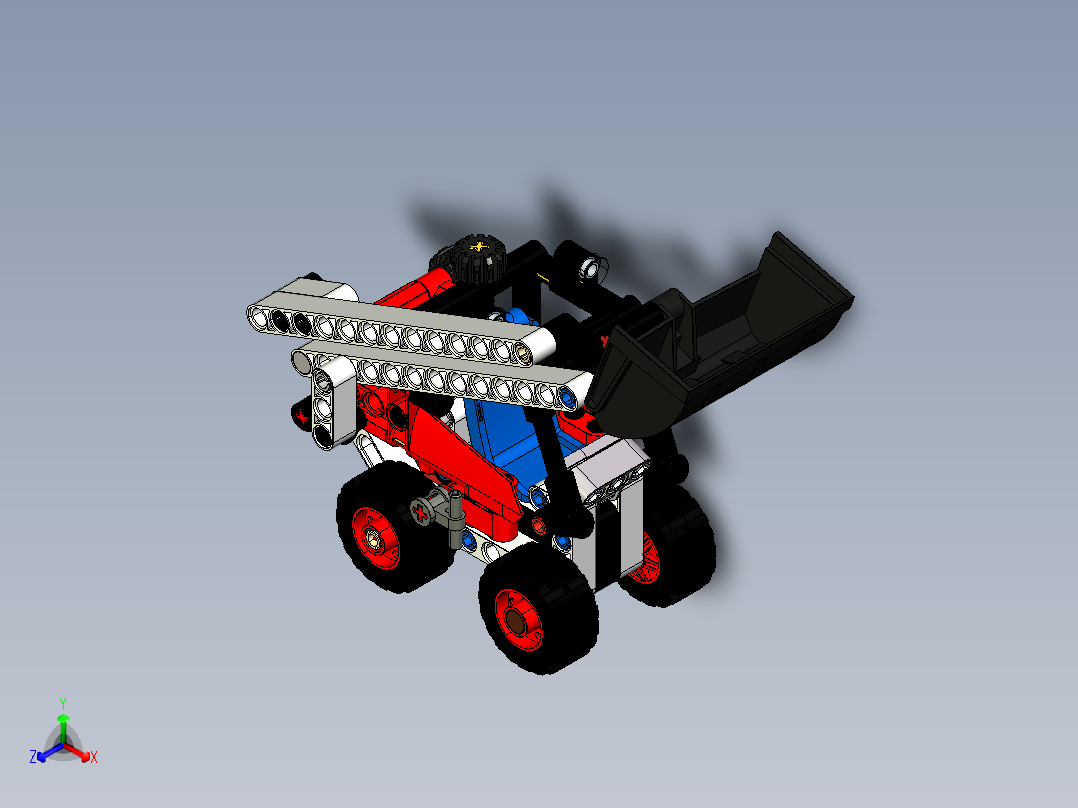 lego-technic-42116-skid-steer-loader.1-乐高玩具赛车