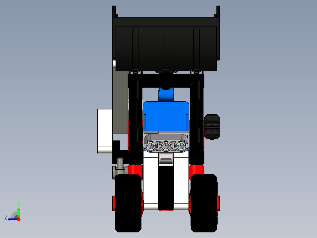 lego-technic-42116-skid-steer-loader.1-乐高玩具赛车右视图