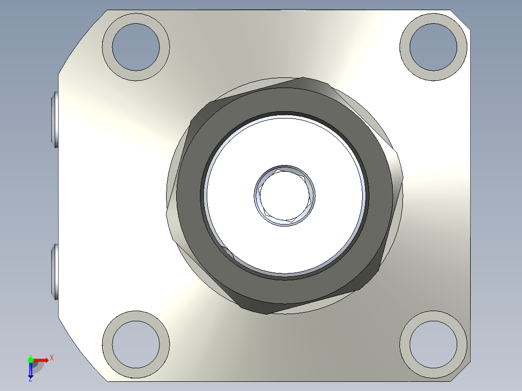 KOSMEKLHS1050-GR-Y45多系列多零件图纸模型俯视图
