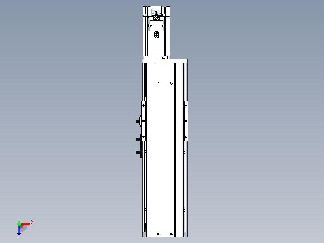 东锦丝杆传动-直线滑台模组DH102-C-L10-S150-BC-P400W-C3俯视图