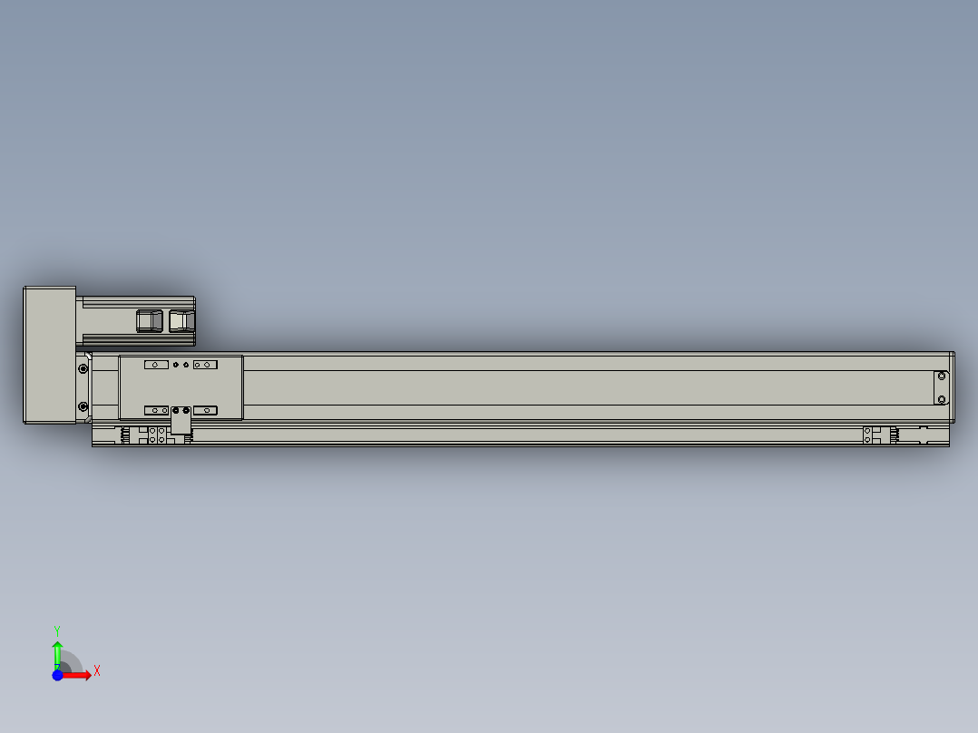 VF丝杆传动-一般环境VT5-L10-C-S520-BR-P10-D4前视图