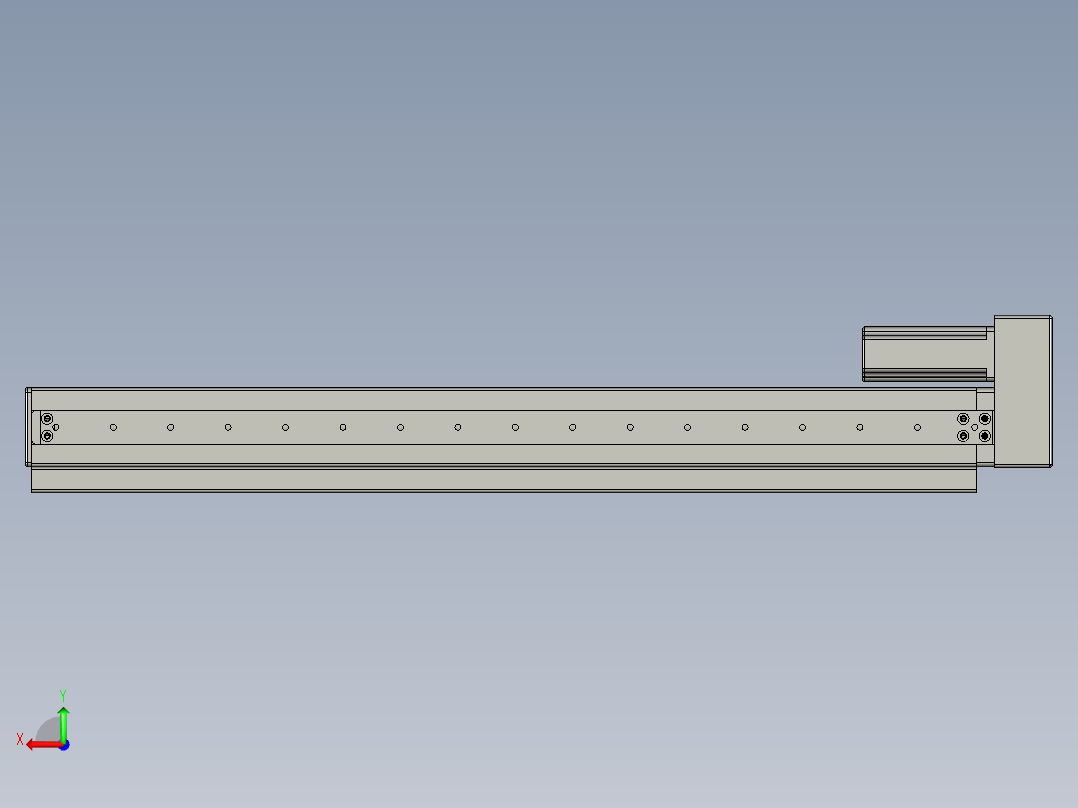 VF丝杆传动-一般环境VT5-L10-C-S520-BR-P10-D4后视图