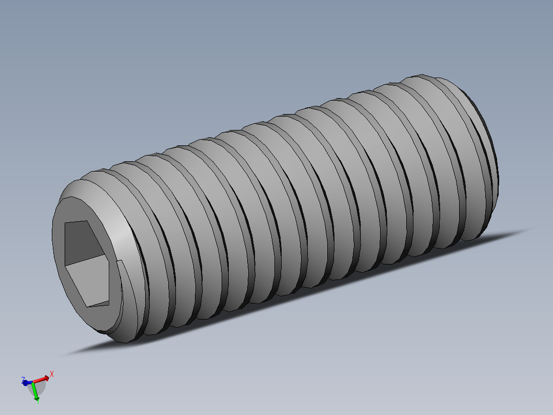 DIN 913-ISO 4026 固定螺钉-M4 L=10.SLDPRT