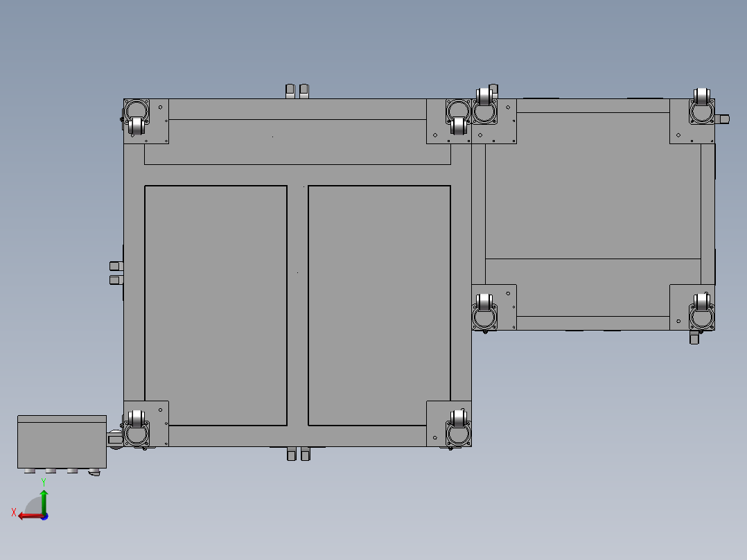 自动送料锁螺丝机后视图