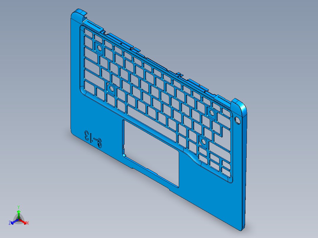 全铣件铣外围高光UG编程程序模型