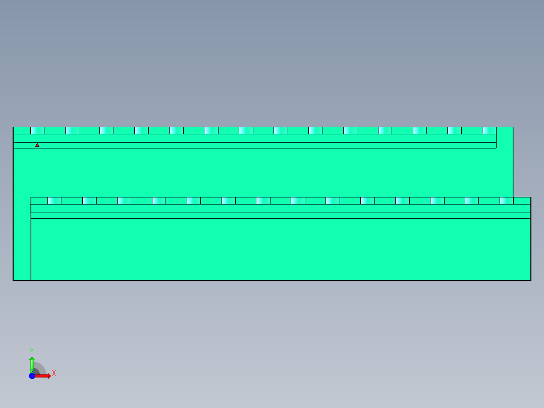 DEGSON 2EDG 系列 5.0mm 可插拔接线端子组-2EDGRTC-5.0-28P-14-00AH前视图