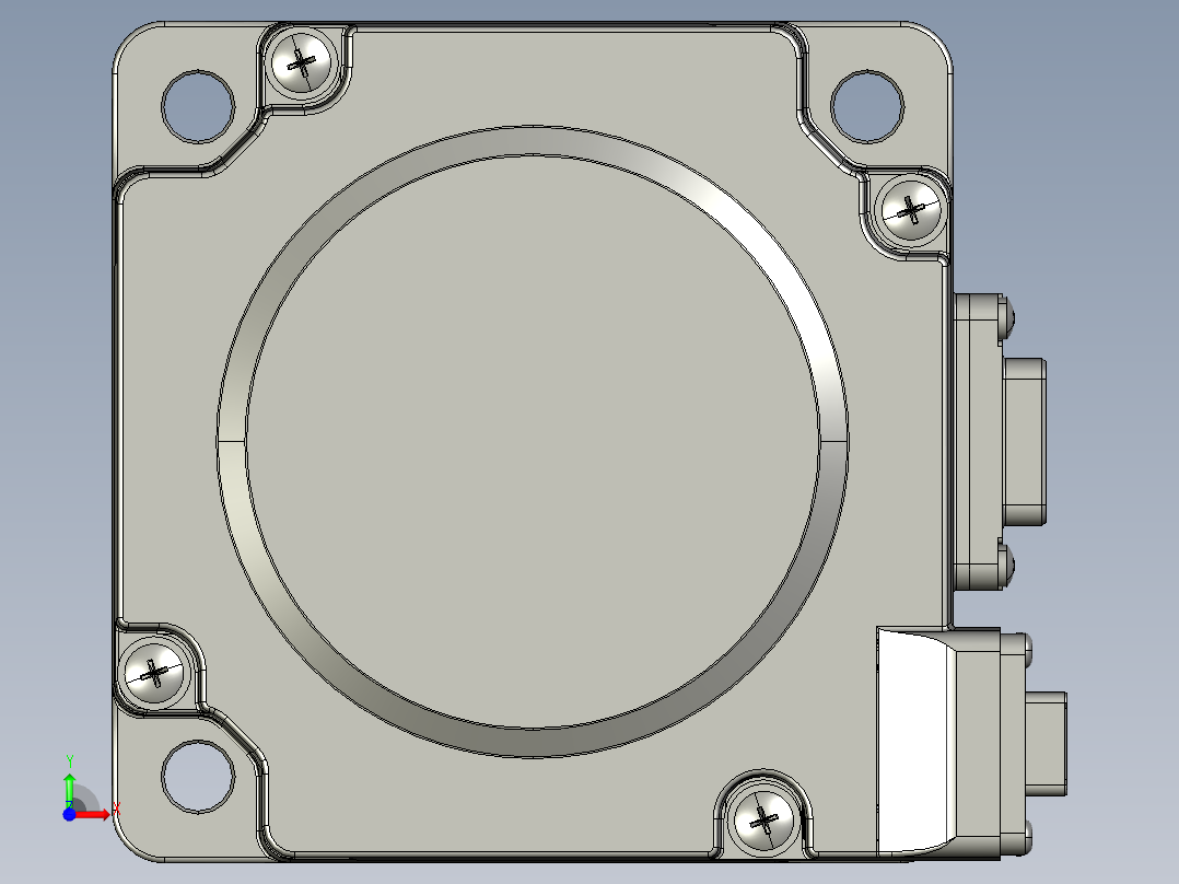 电机MS6H-80CN30BZ3-20P7-S前视图