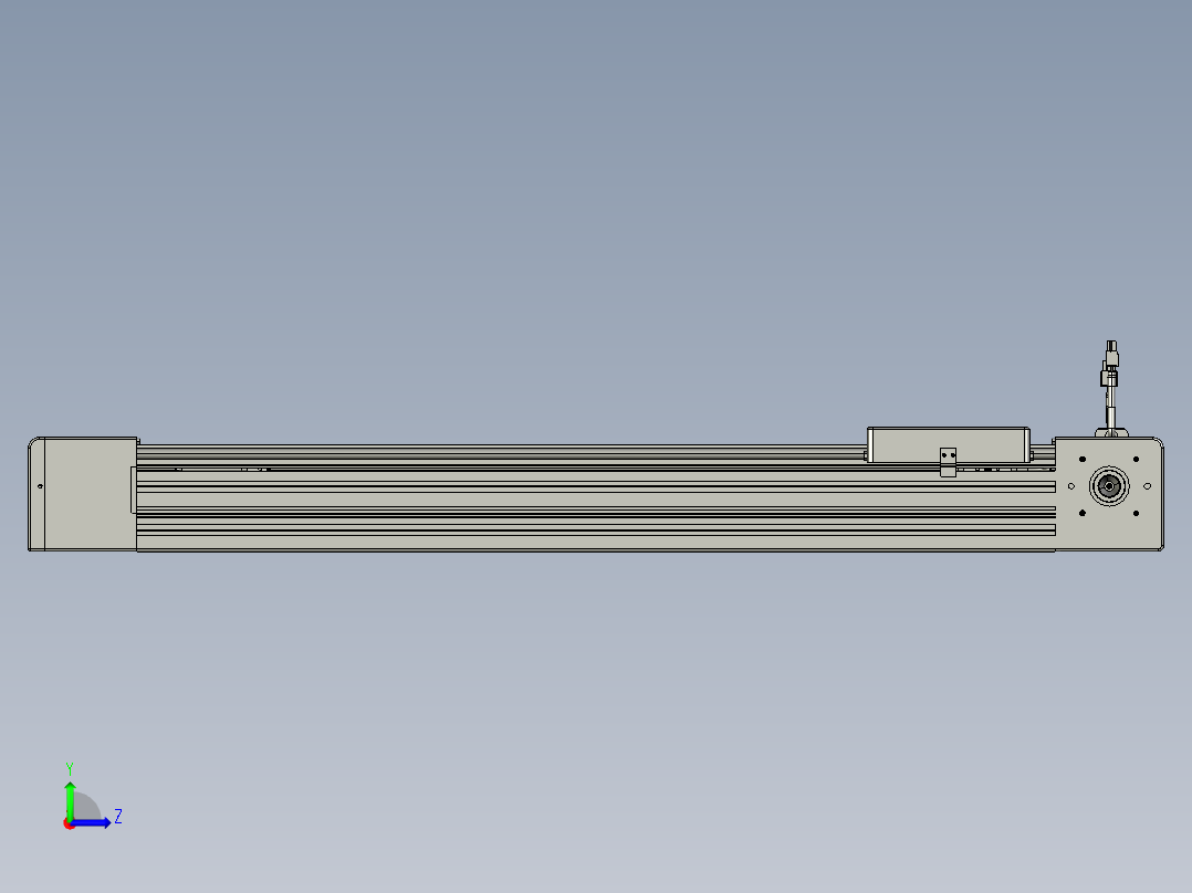 威洛博直线电机模组EB8-L200-S650-L-P75-MS3左视图