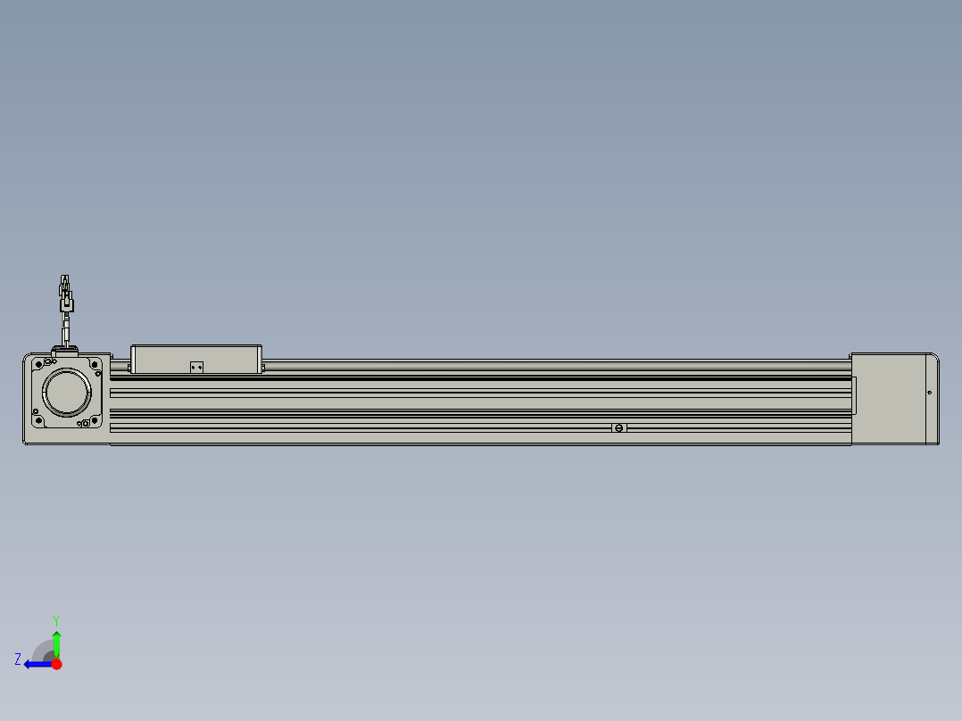 威洛博直线电机模组EB8-L200-S650-L-P75-MS3右视图
