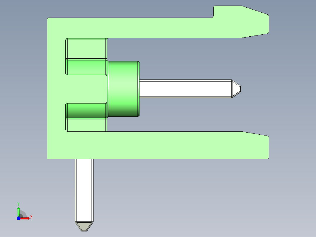 接线端子插件（1P 至 10P）前视图