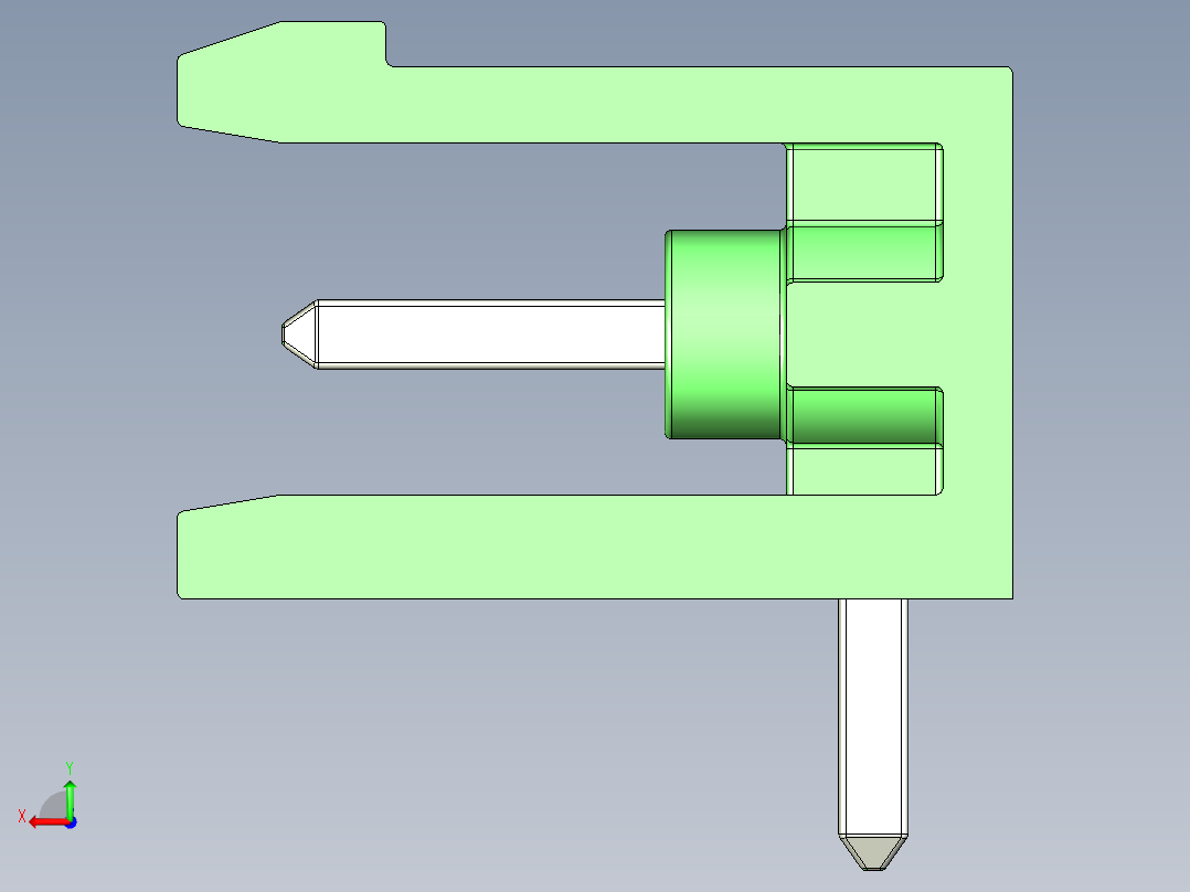接线端子插件（1P 至 10P）后视图