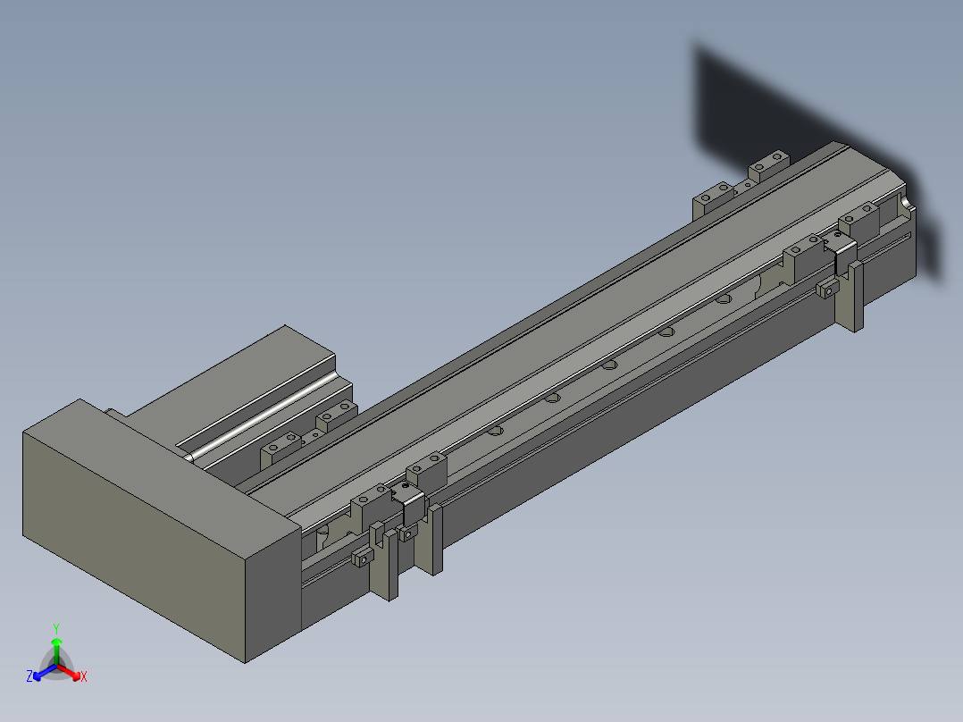 直线模组LHA6-S300-R-200W(16丝杆)设计图纸