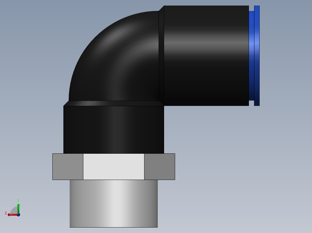 Ø12 x 3-8G COTOVELO 90° MACHO GIRAT. (C02471238)后视图